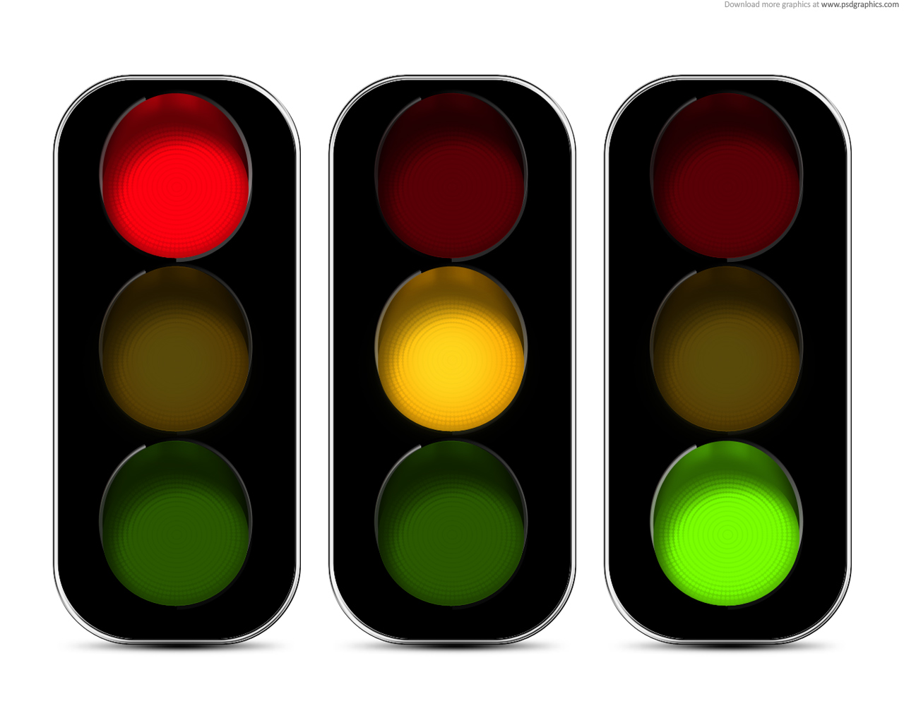 Red stoplight clipart