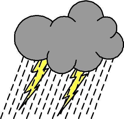 Thunderstorm Free Clipart #1