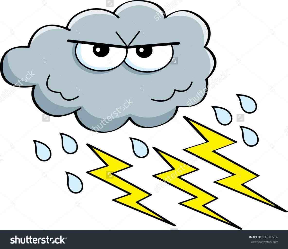 And in color lightening light - Storm Clipart