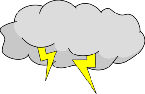 Storm Cloud Clip Art - Storm Cloud Clipart