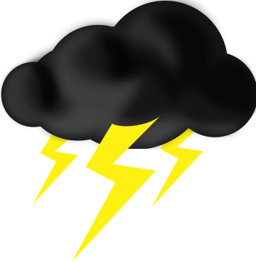 Cloud With Lightning Bolt Cli