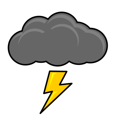 Storm Clouds Clipart. Thunderstorm cliparts
