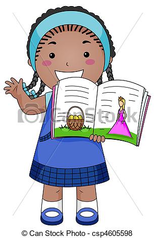 Storytelling Clipart. coloure