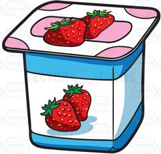strawberry yogurt for sale .
