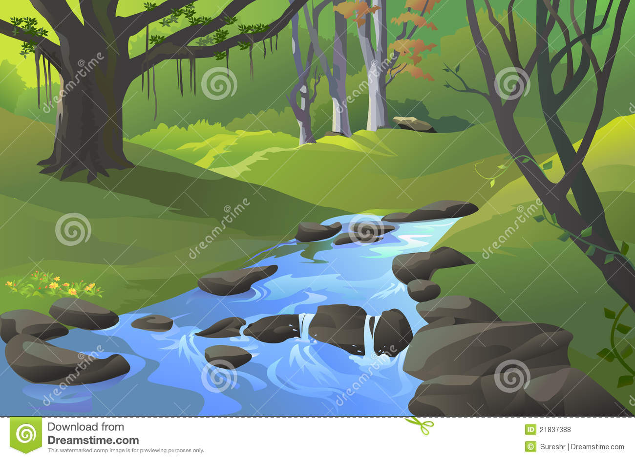 stream clipart - Stream Clipart