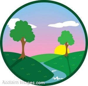 Spring Stream Clip Art