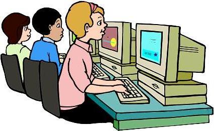 Computer Classroom Clipart - 