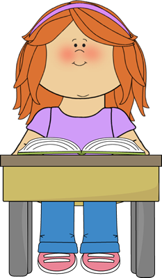 Student reading clipart 3 ...