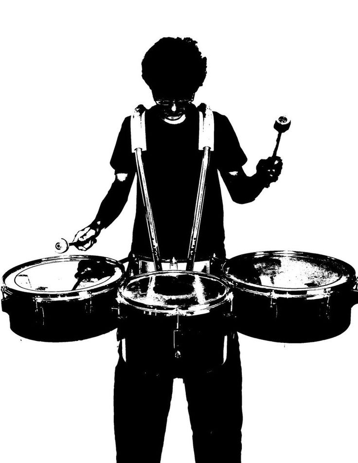 Percussion Drum Line Clipart