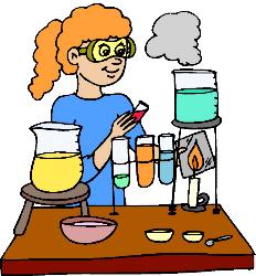Student Studying Science Clip - Science Lab Clip Art