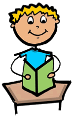 Student Reading Clipart .