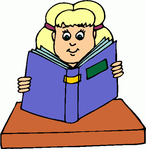 students reading clipart - Student Reading Clipart