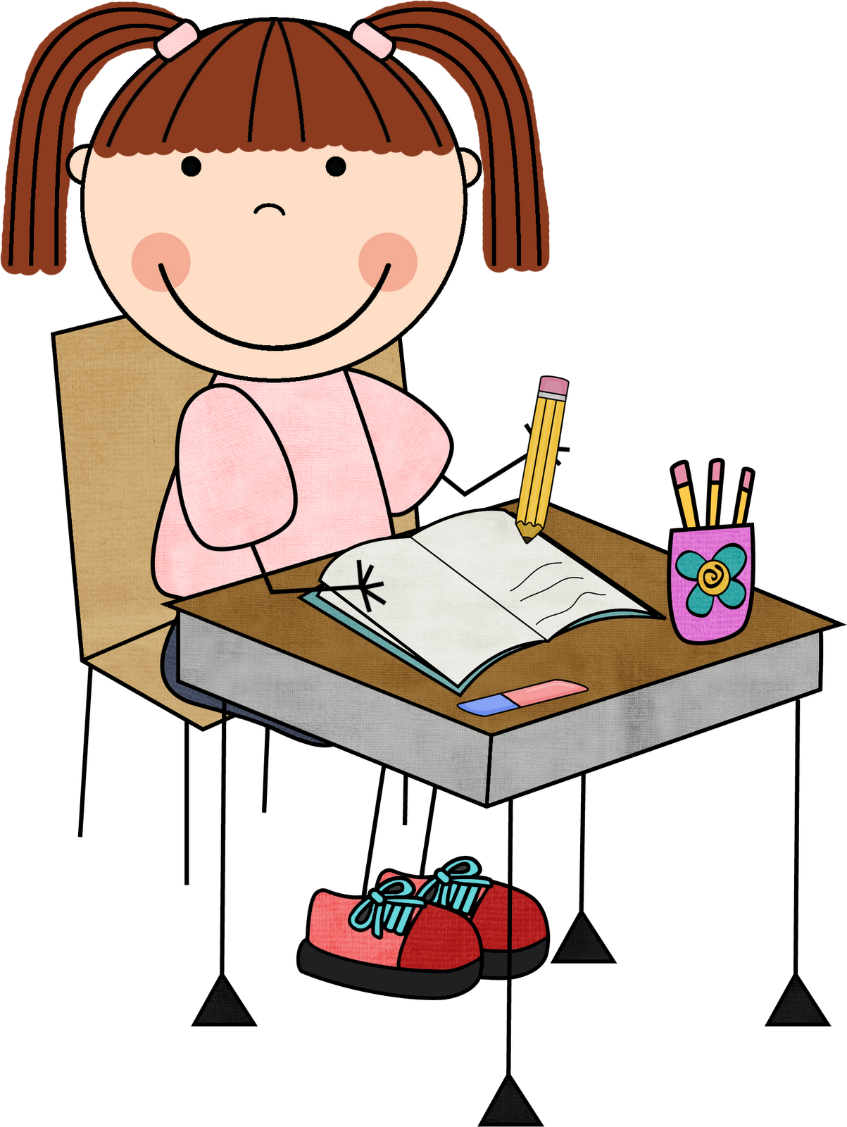 ... Students Writing Clipart 