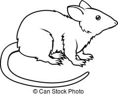 ... Stylised rat illustration - An illustration of a stylised.