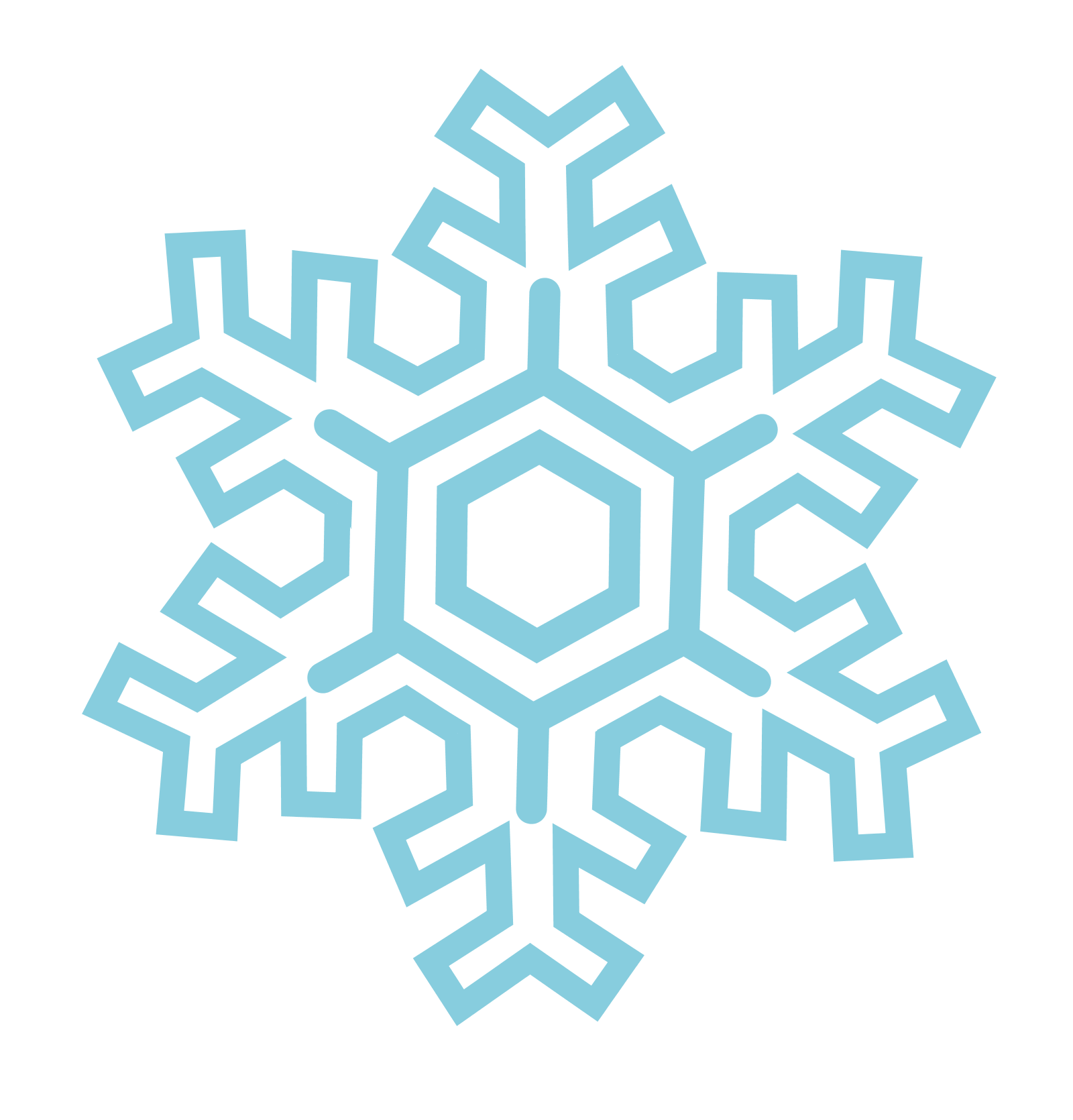 Stylized Snowflakes 20159 Download Royalty Free Vector Eps Clipart