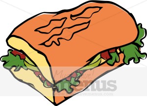 Sub Sandwich Clipart - Sub Sandwich Clipart
