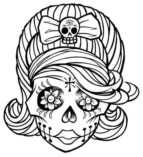 sugar skull girl | Tattoos that I love - ClipArt Best - ClipArt Best