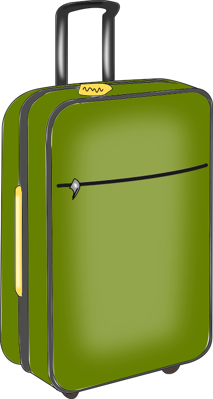 travel suitcase clip art