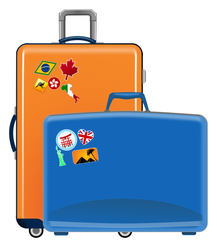 suitcase clipart