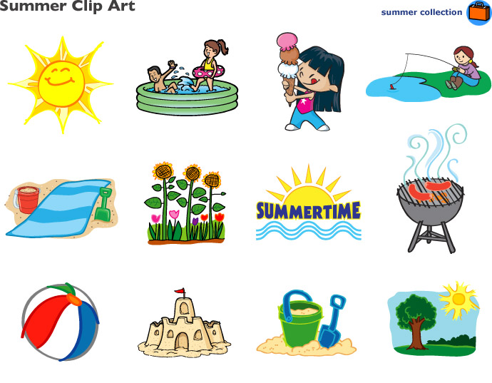 Summer Clip Art. Left Click t