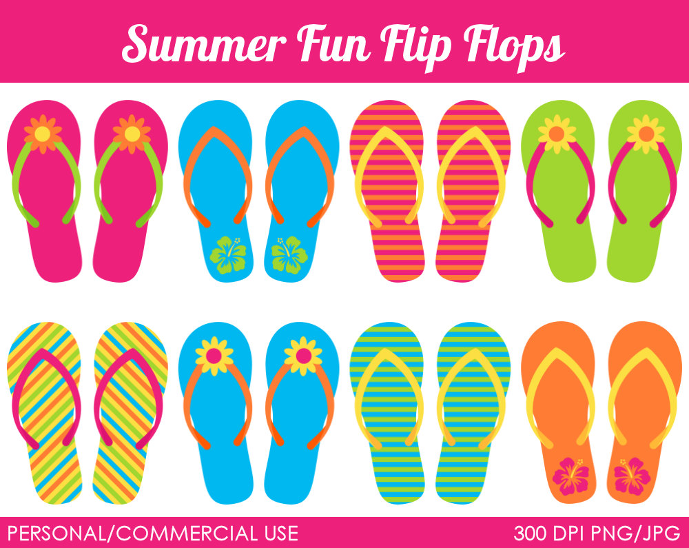 Summer Flip Flop Clipart