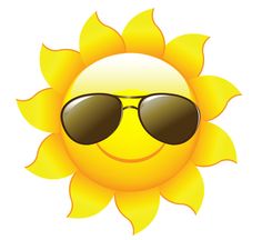 Planner Fun: Summer Fun Notes - Sun Clipart