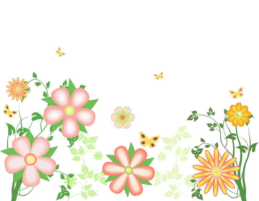 Sun clipart transparent background free clipart 4 image. Decorative_Flowers_Free_Transparent_Clipart.png?mu003d1375740000