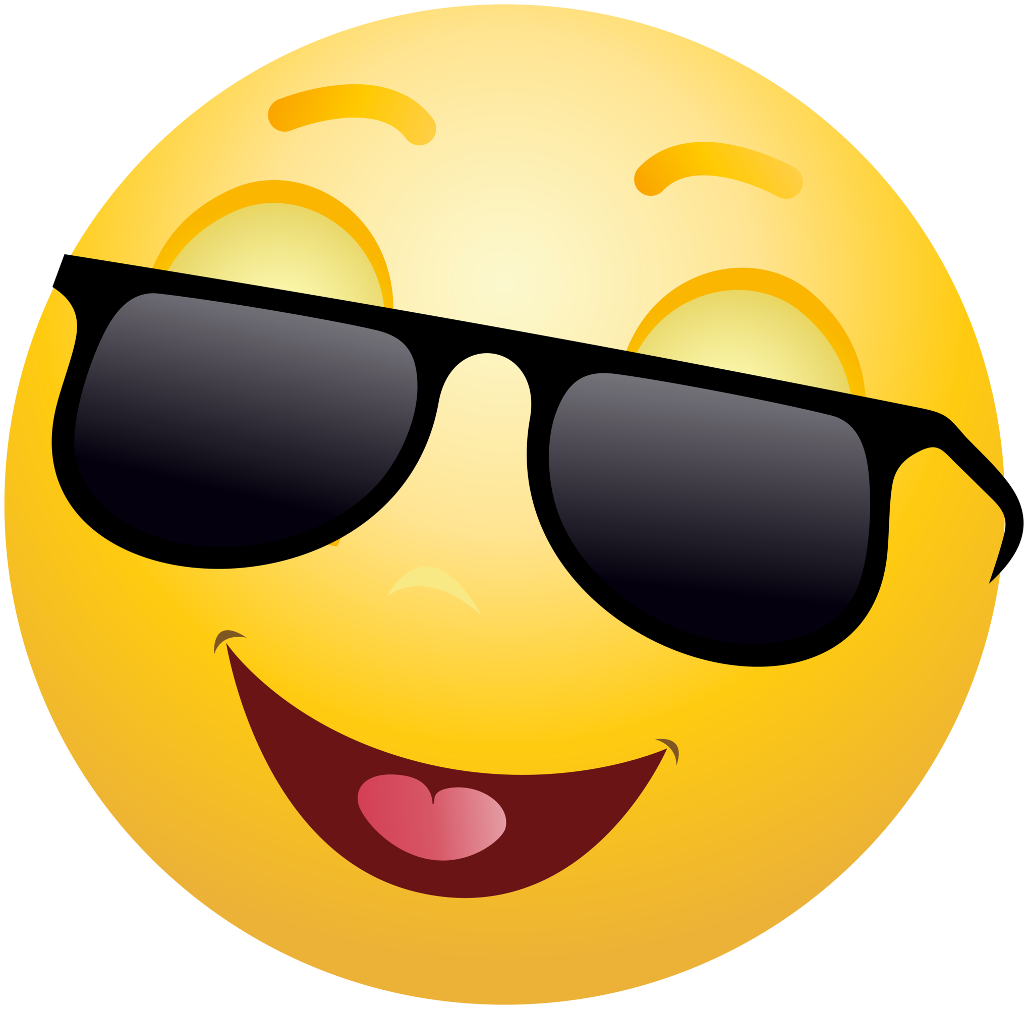 Sunglasses Emoji Clipart-Clipartlook.com-2038