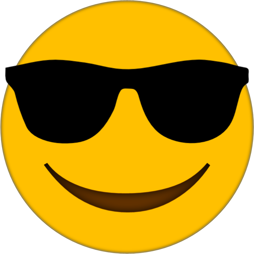 Sunglasses clipart emoji #7
