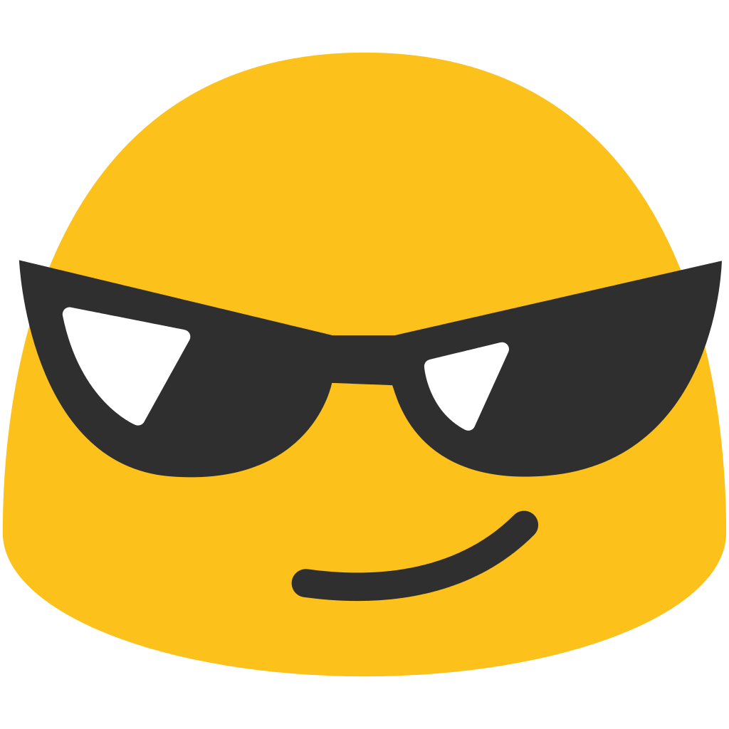 Sunglasses Emoji - Sunglasses Emoji Clipart