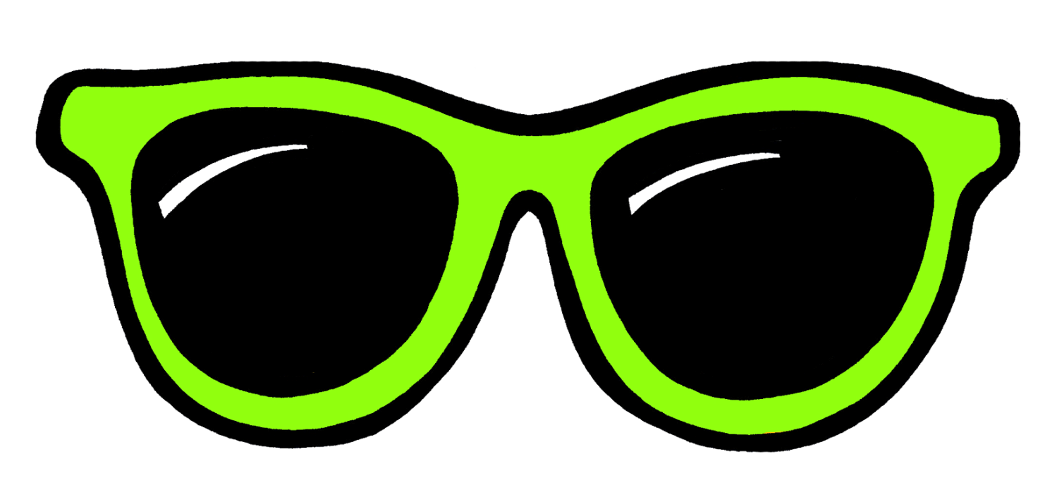 Sunglasses glasses clip art clipartcow