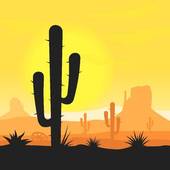 ... sunrise desert arizona saguaro cactus ...