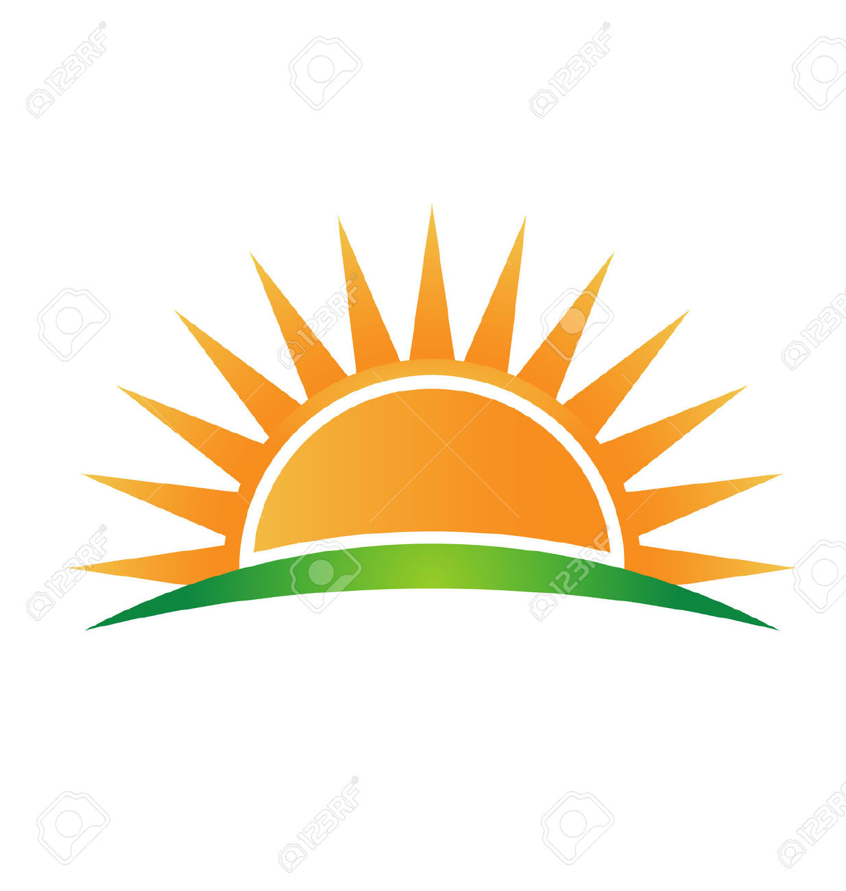 Image of sunrise clipart 8 cl