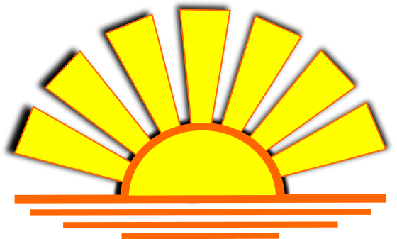 Sunset Graphic Weather Sun Su - Sunset Clip Art