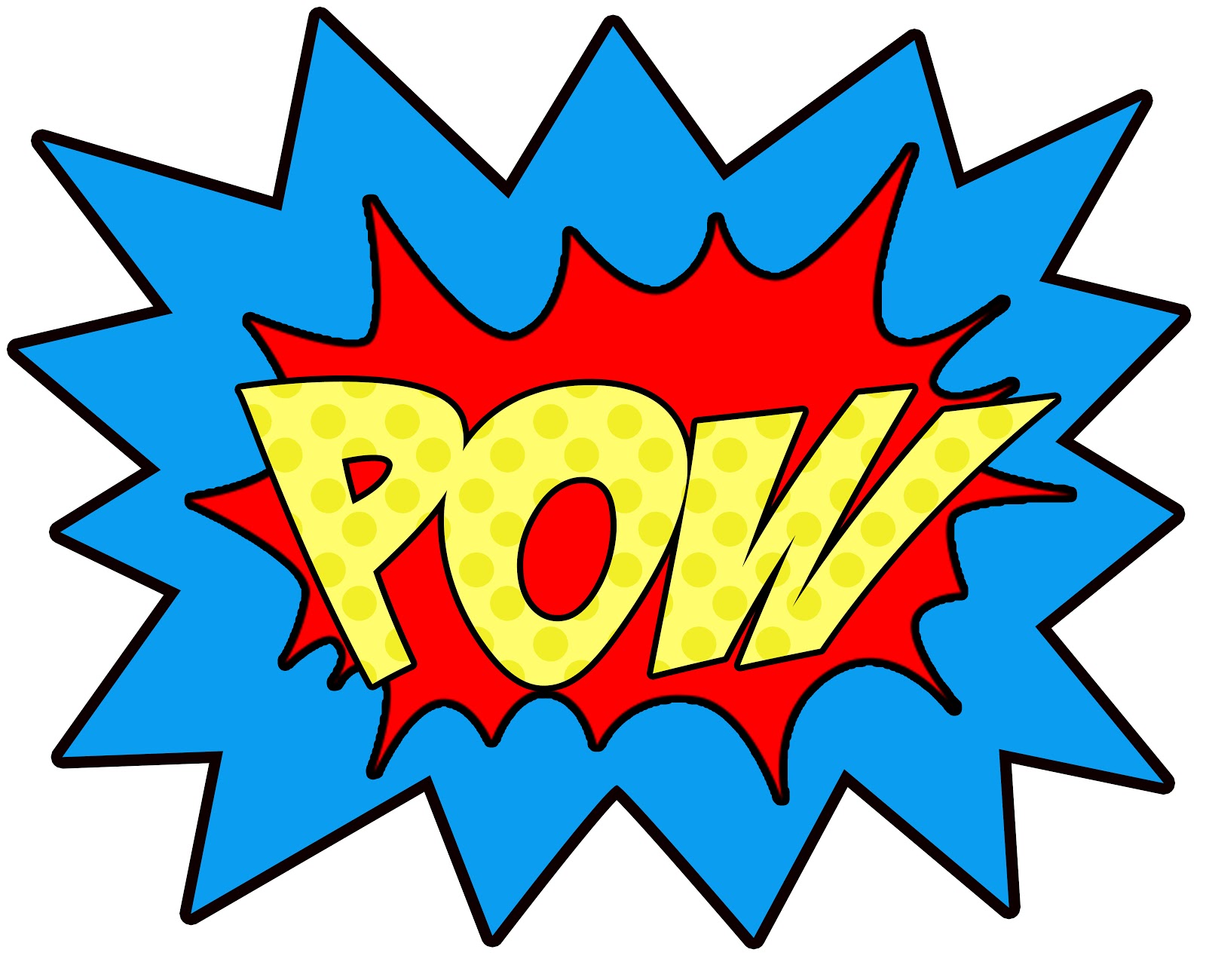 super hero words clip art - Superhero Words Clipart