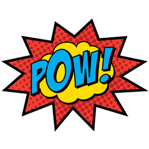 super hero words clip art - Superhero Words Clipart