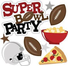 Super Bowl Party Free Clipart - Super Bowl Clip Art
