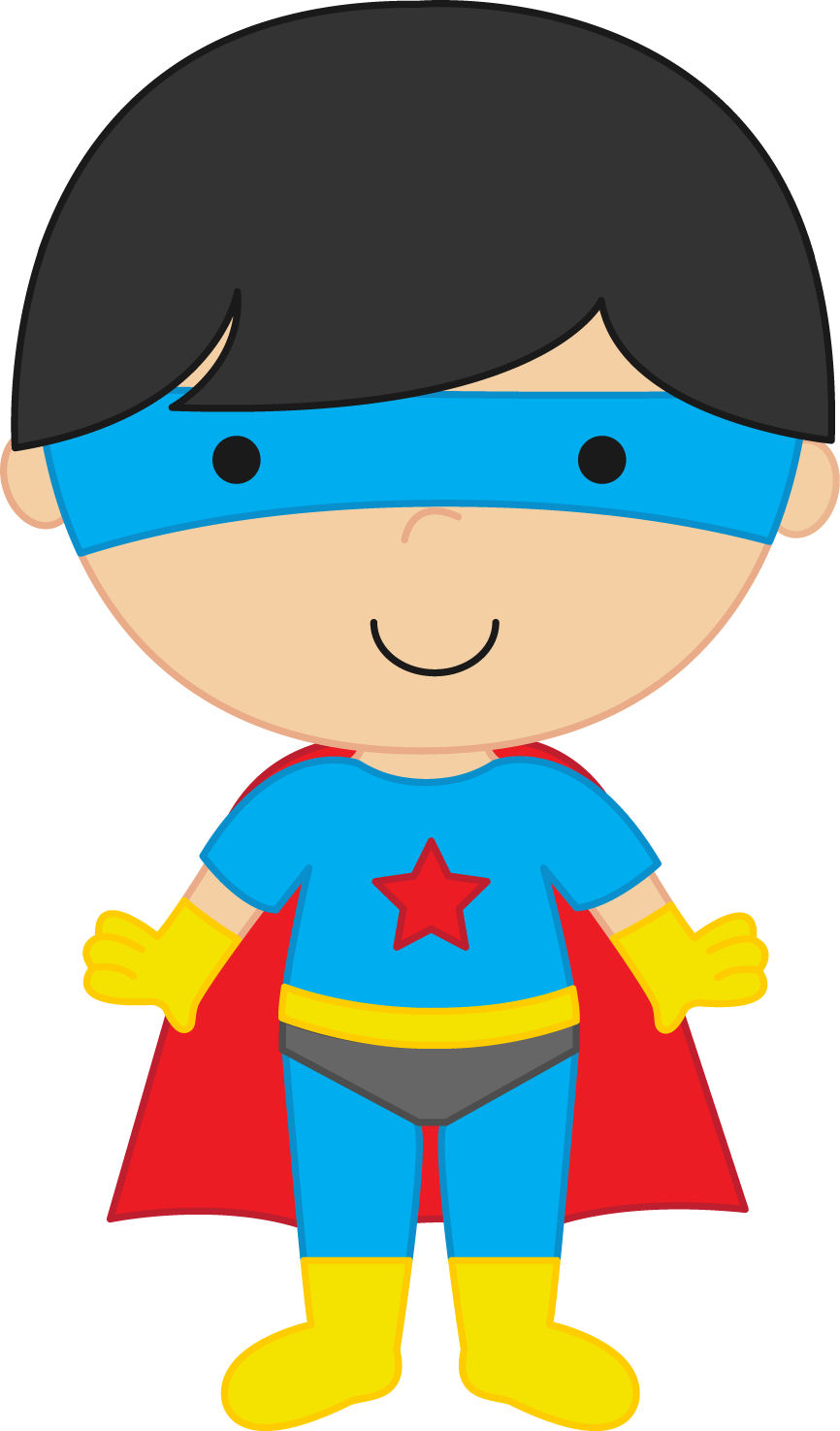 Super Boy Clipart - Kid Superhero Clipart