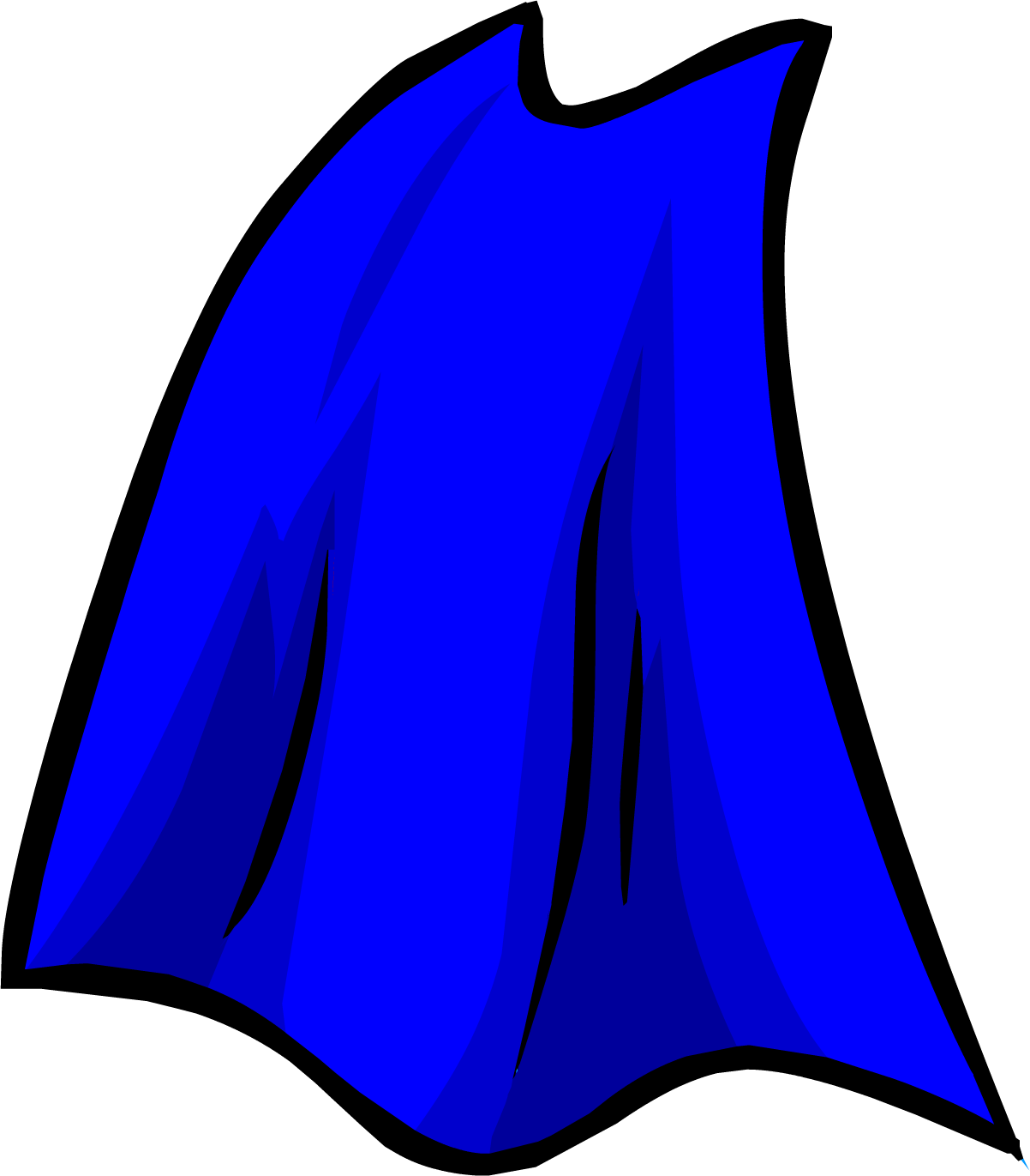 Blue Kids Superhero Cape Clip