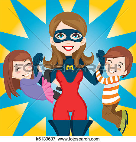 Super mom - Comic book.