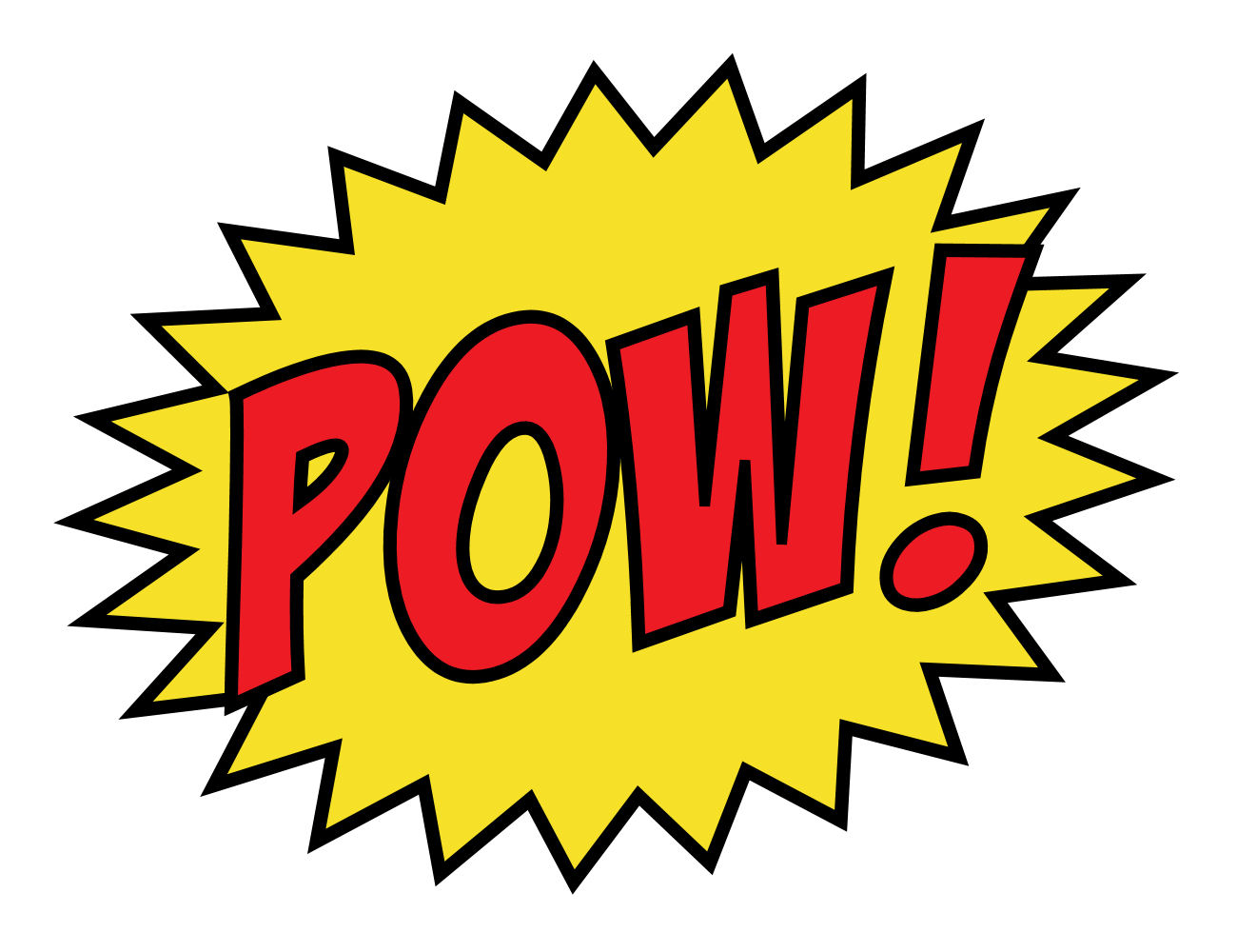 Super Hero Words Clipart - Superhero Words Clipart