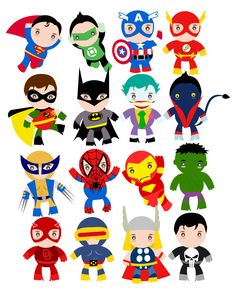 super heroes - Cerca amb Goog - Superhero Clipart Free