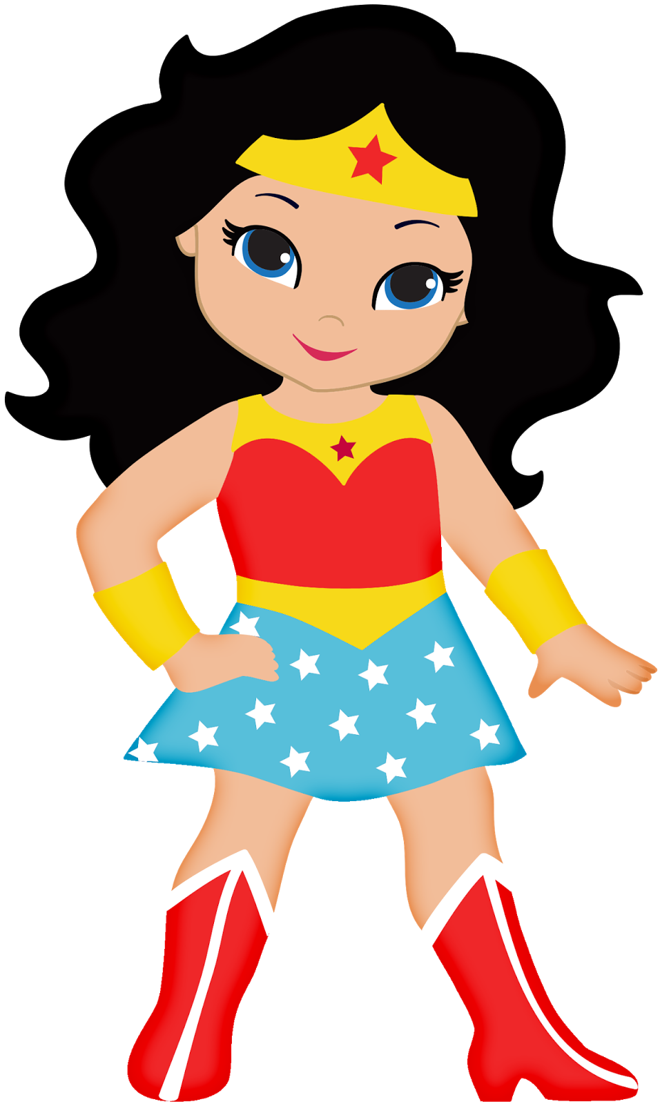 Super Woman Cartoon Superwoman Clipart