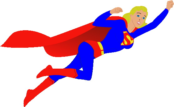 Supergirl Clip Art Cliparts C - Superwoman Clipart