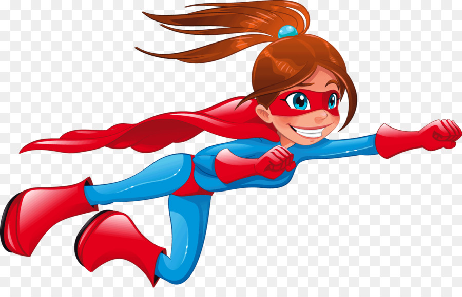 Superhero Cartoon Clip art - supergirl
