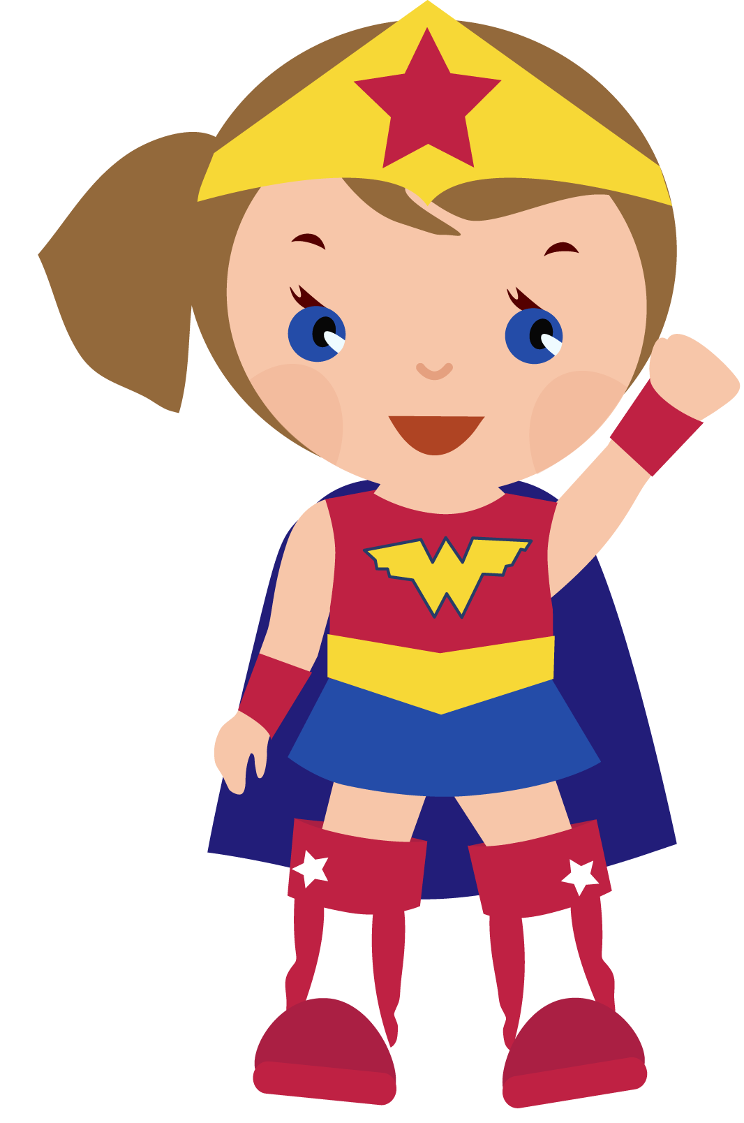 Superhero girl super hero clip art free clipart images clipartcow