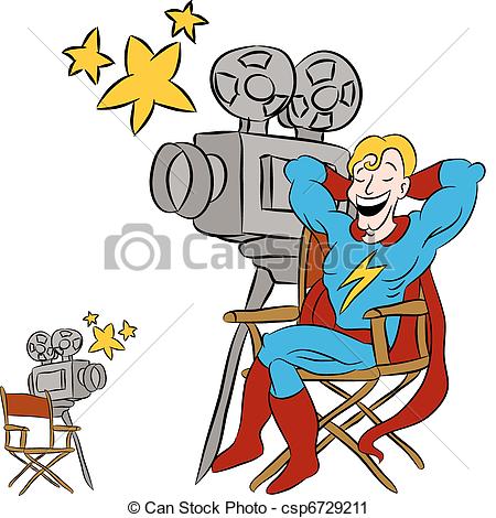 ... Superhero Movie Star - An image of a superhero star sitting.