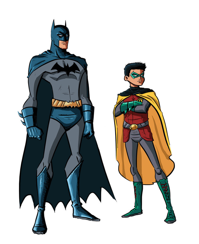 Batman and Robin by Benjaminjuan ClipartLook.com 