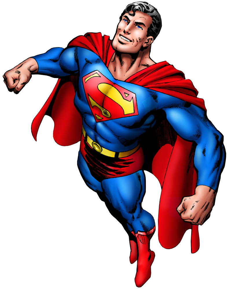 Super man hero empty shield b