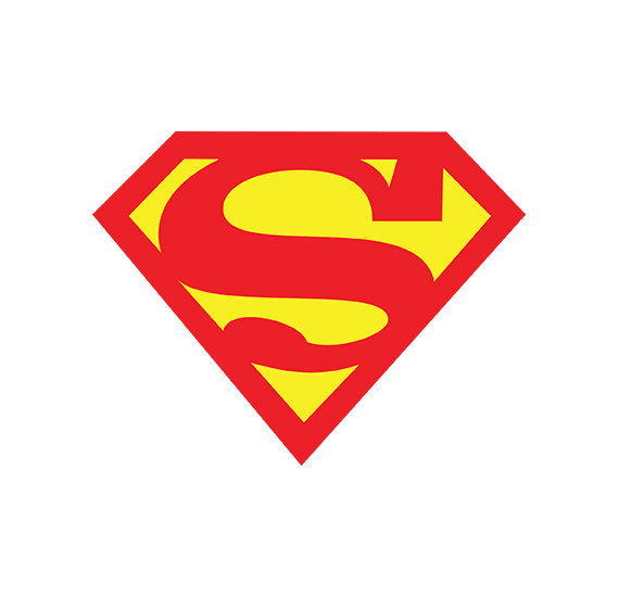 Clark Kent Superman logo Whit